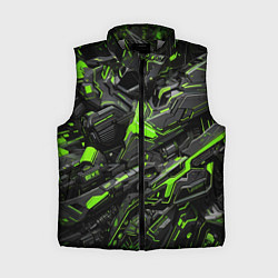 Женский жилет Текстура киберпанка