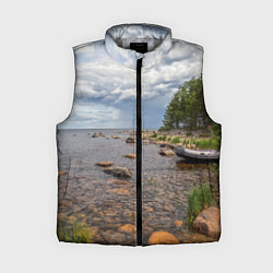 Женский жилет Лодка на Ладоге
