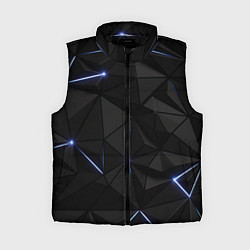 Женский жилет Свет через черные плиты, цвет: 3D-черный