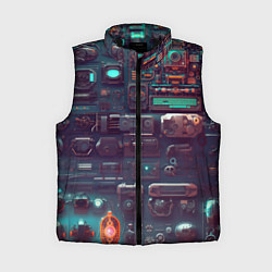 Женский жилет Технические панели