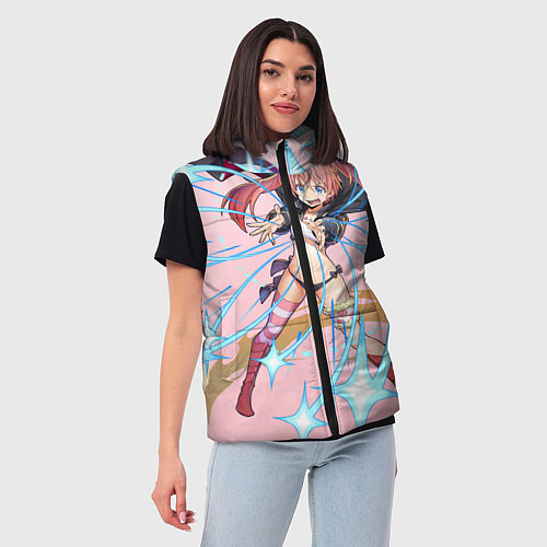 Женский жилет О моём перерождении в слизь Милим Нава / 3D-Черный – фото 3