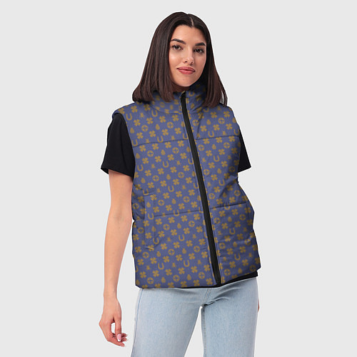 Женский жилет Максимальная удача / 3D-Черный – фото 3