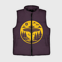 Женский жилет Инопланетное вторжение летающая тарелка