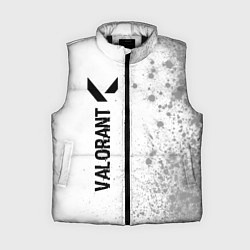 Женский жилет Valorant glitch на светлом фоне: по-вертикали, цвет: 3D-черный