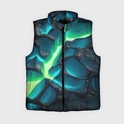 Женский жилет Свечение из разлома плит, цвет: 3D-светло-серый