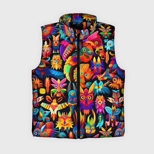 Женский жилет Мифические монстрики / 3D-Светло-серый – фото 1