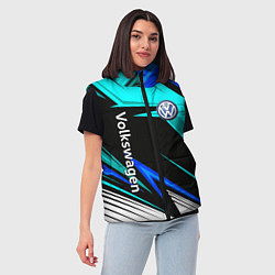 Женский жилет Фольцваген - sport uniform, цвет: 3D-красный — фото 2