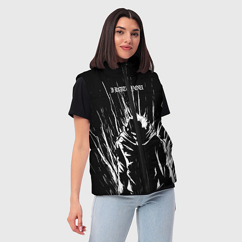 Женский жилет Итадори в ярости - Магическая битва / 3D-Красный – фото 3