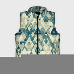 Женский жилет Абстракция светло-зеленый