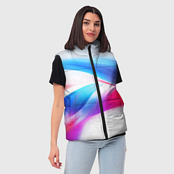 Женский жилет Футболка Россия, цвет: 3D-красный — фото 2