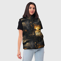 Женский жилет Ночная мышь, цвет: 3D-черный — фото 2