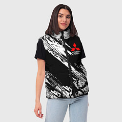 Женский жилет Mitsubishi - белый пятна, цвет: 3D-черный — фото 2