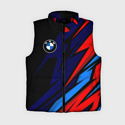 Женский жилет BMW - m colors and black, цвет: 3D-красный
