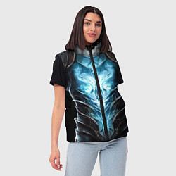 Женский жилет Магический доспех некроманта, цвет: 3D-черный — фото 2