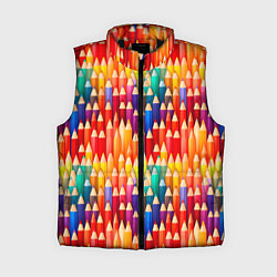 Женский жилет Цветные карандаши