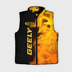 Женский жилет Geely - gold gradient: по-вертикали, цвет: 3D-черный
