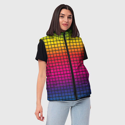 Женский жилет Палитра rgb / 3D-Черный – фото 3
