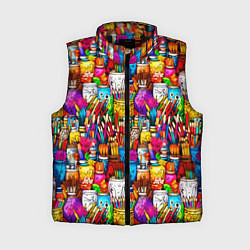 Женский жилет Набор художника, цвет: 3D-черный