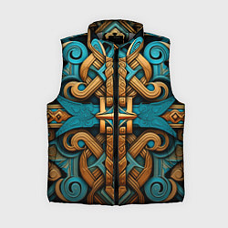 Женский жилет Орнамент в норвежском стиле