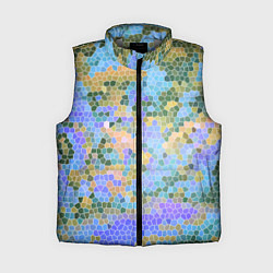 Женский жилет Разноцветный витраж