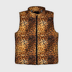 Женский жилет Текстура кожи животного паттерн, цвет: 3D-светло-серый