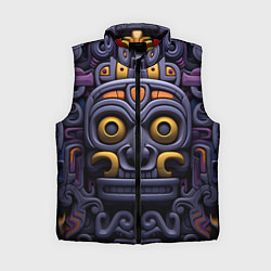 Женский жилет Орнамент в стиле ацтеков, цвет: 3D-красный