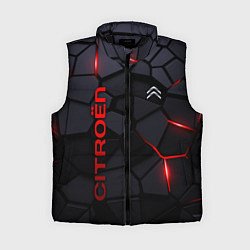 Женский жилет Citroen - плиты с эффектом свечения, цвет: 3D-черный