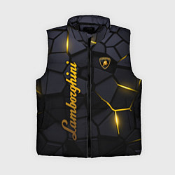 Женский жилет Lamborghini - плиты с эффектом свечения, цвет: 3D-черный