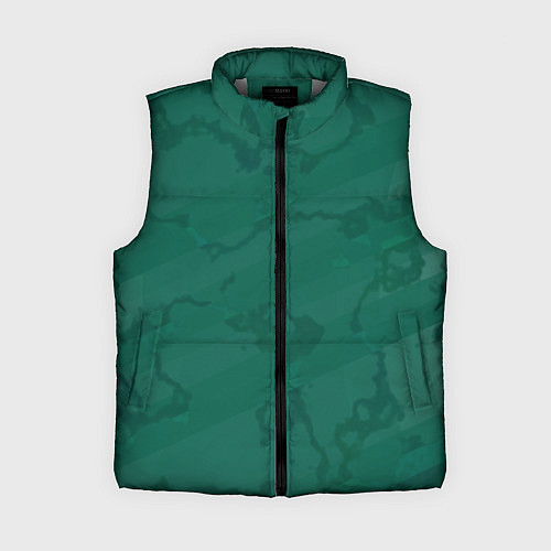 Женский жилет Серо-зеленые разводы / 3D-Светло-серый – фото 1