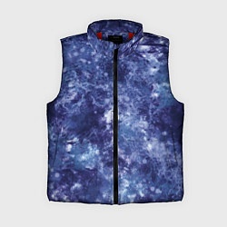 Женский жилет Абстракция - sea blue