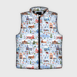 Женский жилет Зимние зарисовки