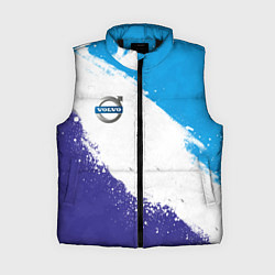 Женский жилет Вольво - триколор, цвет: 3D-черный