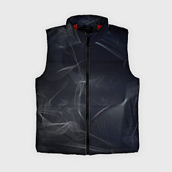 Женский жилет Серый дым и тьма, цвет: 3D-красный