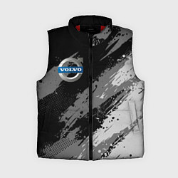 Женский жилет Volvo - монохромный серый, цвет: 3D-красный
