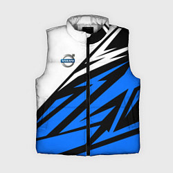 Женский жилет Volvo - white and blue