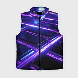 Женский жилет Фиолетовые неоновые плиты
