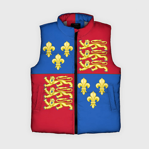 Женский жилет Рыцарское сюрко Ричарда Львиное Сердце / 3D-Светло-серый – фото 1