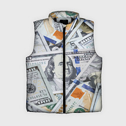 Женский жилет Сто зеленых, цвет: 3D-черный