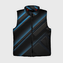 Женский жилет Вихри темноты черного, цвет: 3D-красный