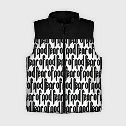Женский жилет Fear of God, цвет: 3D-черный