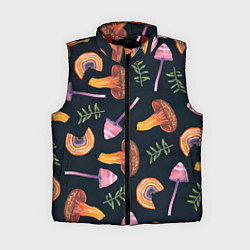 Женский жилет Goblincore - болотные грибы