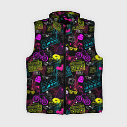 Женский жилет Music sound, цвет: 3D-светло-серый