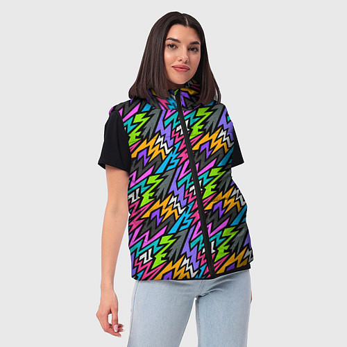 Женский жилет Sharp colored / 3D-Светло-серый – фото 3