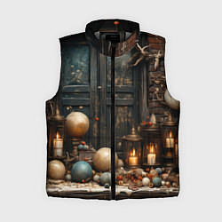 Женский жилет Витрина игрушечек, цвет: 3D-светло-серый