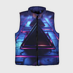 Женский жилет Неоновый абстрактный треугольник