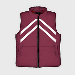 Женский жилет Бордовая кофта костюм Марата - слово пацана сериал, цвет: 3D-красный