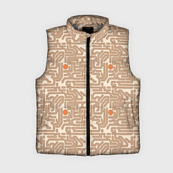 Женский жилет Лабиринт и круг