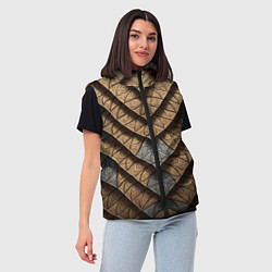 Женский жилет Броненосец, цвет: 3D-черный — фото 2