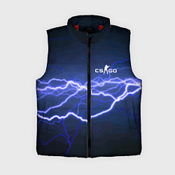 Женский жилет Counter Strike - lightning, цвет: 3D-красный