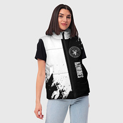 Женский жилет Ramones краски абстракция, цвет: 3D-светло-серый — фото 2